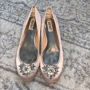Badgley Mischka beautiful formal flats! Size 9.5